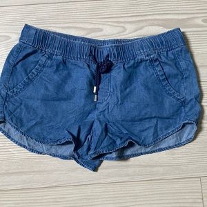 Loft size small denim pull on shorts
